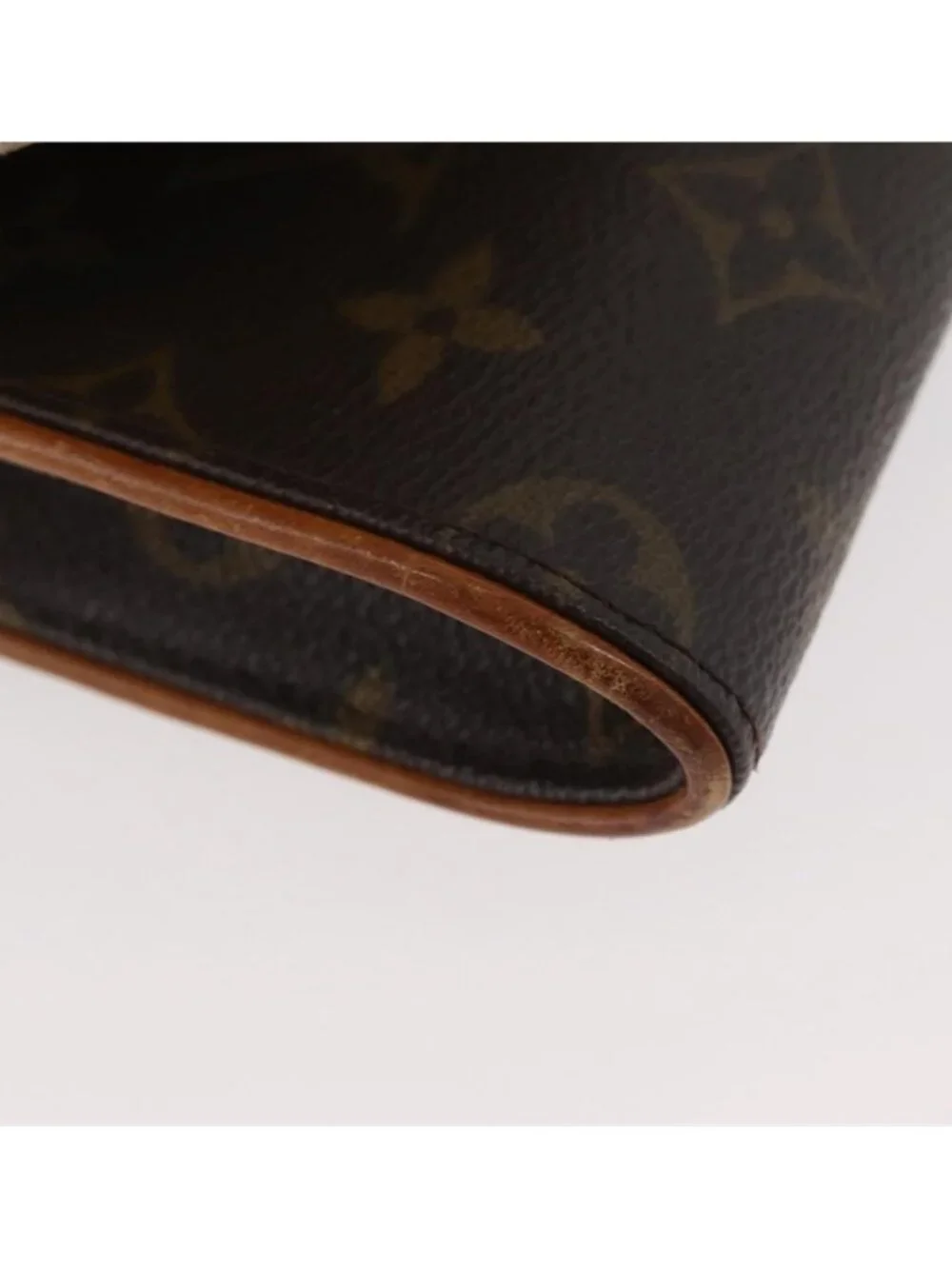 Authentic LOUIS VUITTON Monogram Pochette Twin GM Shoulder Bag M51852 LV